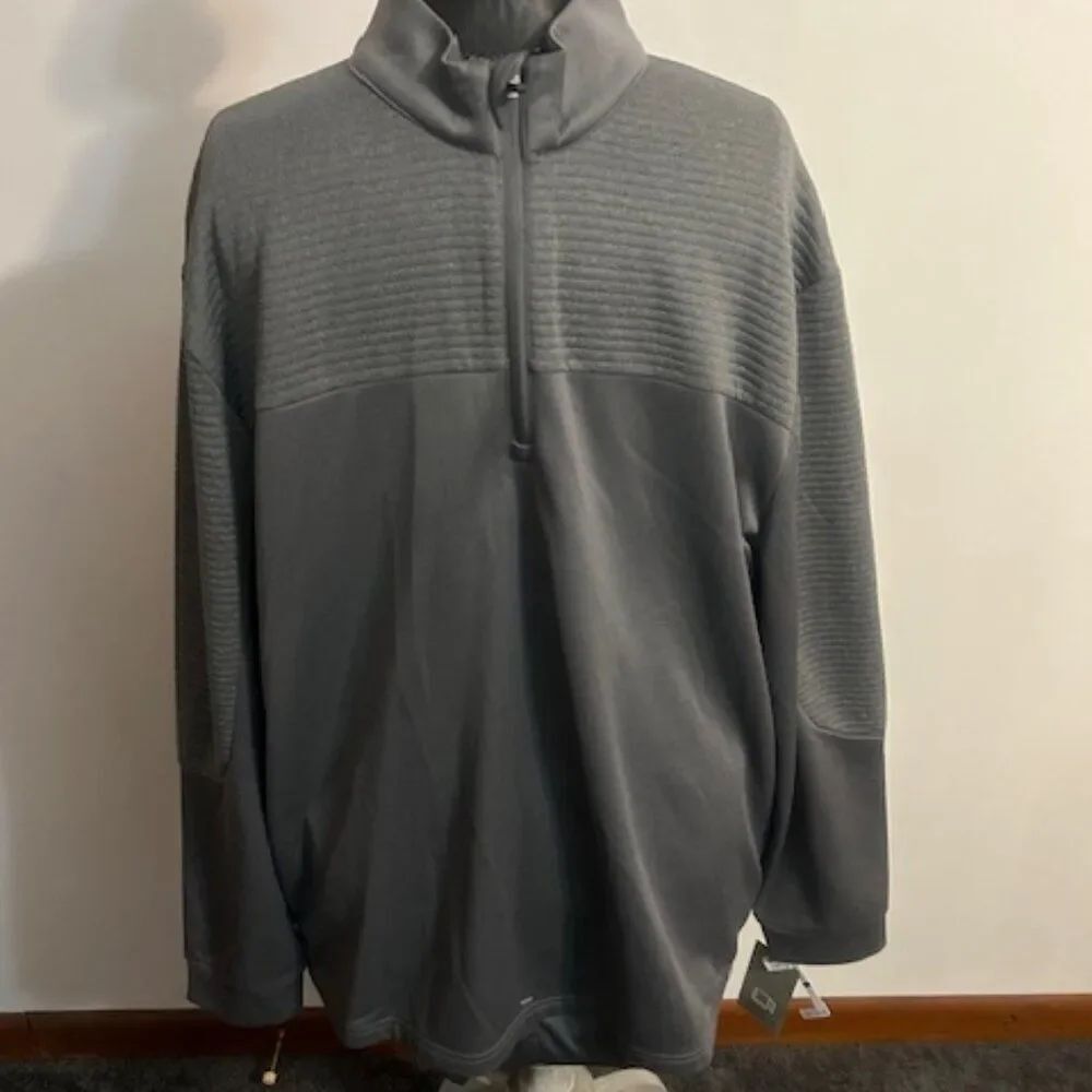 PGA Tour Gray quarter zip sweater, size XL